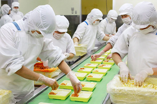 Đơn hàng chế biến thực phẩm Nhật Bản